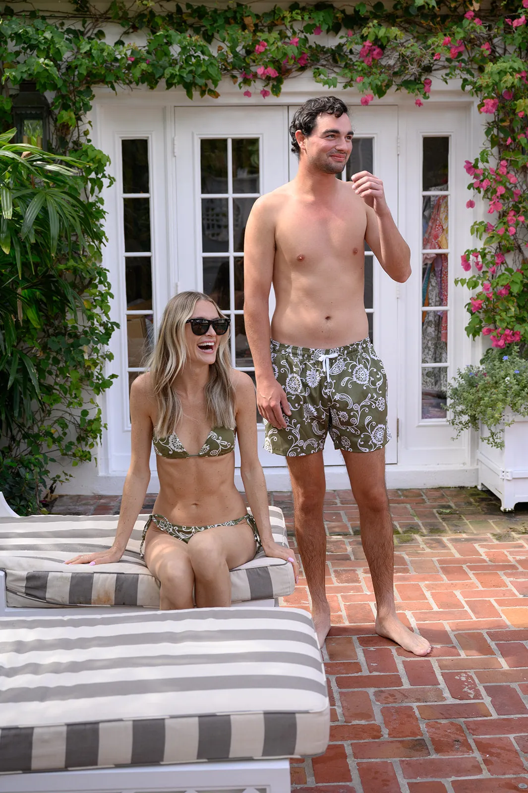 Mens North End Trunks - Moss Petunia sold by Julia Amory product image thumbnail 5