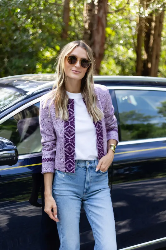 Diana Jacket - Orchid Marbella sold by Julia Amory