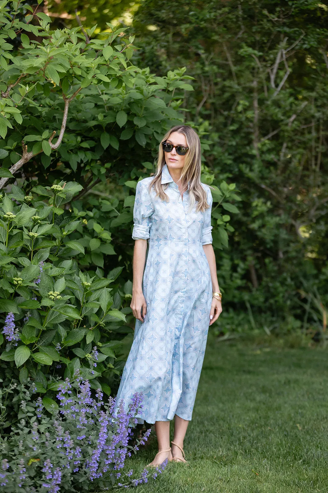 The JA Shirt Dress - Ming Medallion sold by Julia Amory product image thumbnail 5