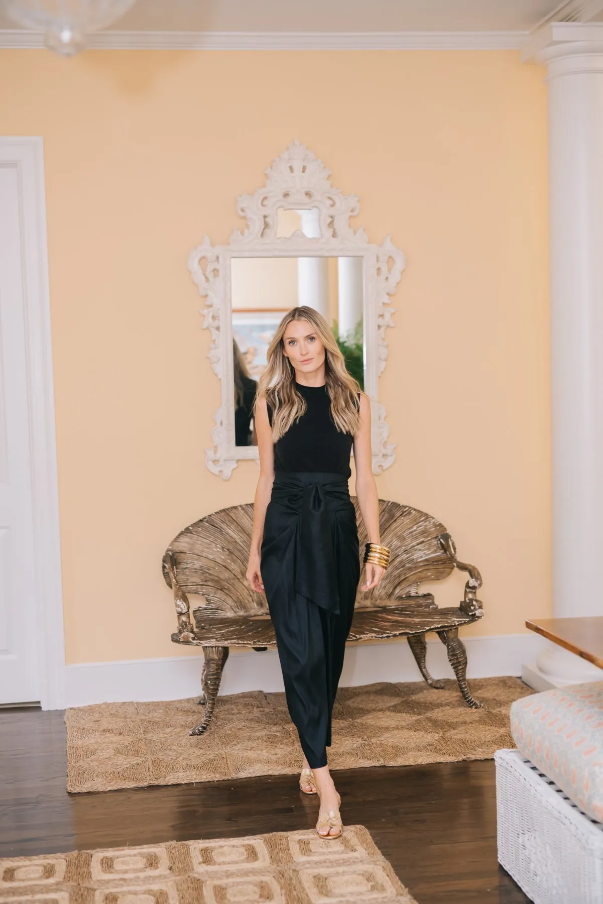 Cartagena Wrap Skirt - Noir sold by Julia Amory product image thumbnail 3