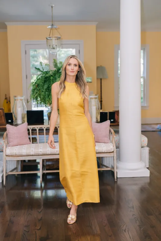 Jane Dress - Saffron sold by Julia Amory