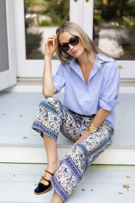 The Carolyn Shirt Oxford - Blue sold by Julia Amory