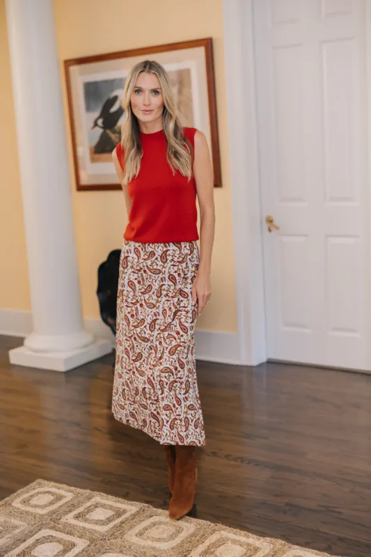 Park Avenue Skirt - Turkish Paisley sold by Julia Amory
