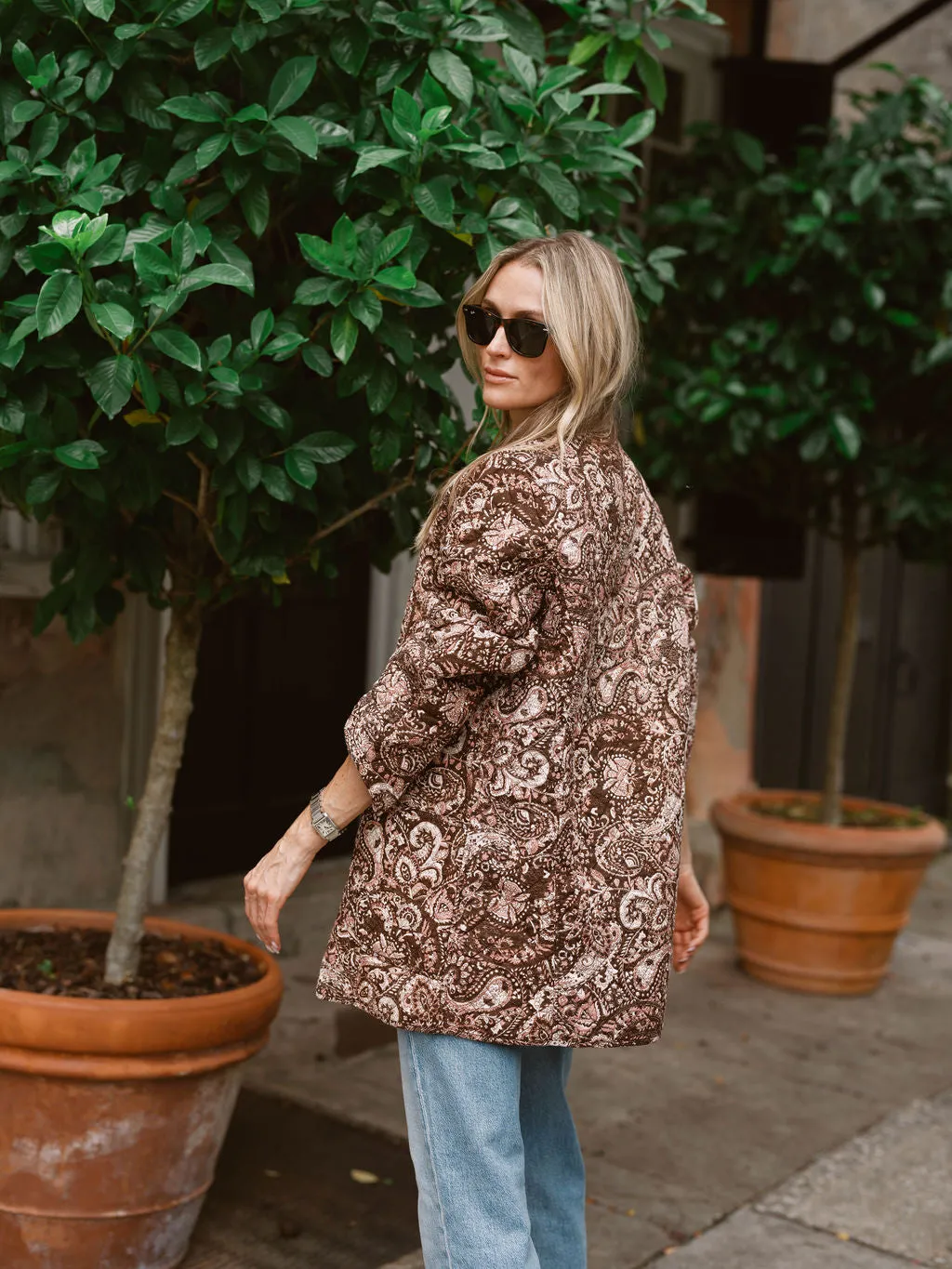 Oversized Dakota - Rose Paisley sold by Julia Amory product image thumbnail 5