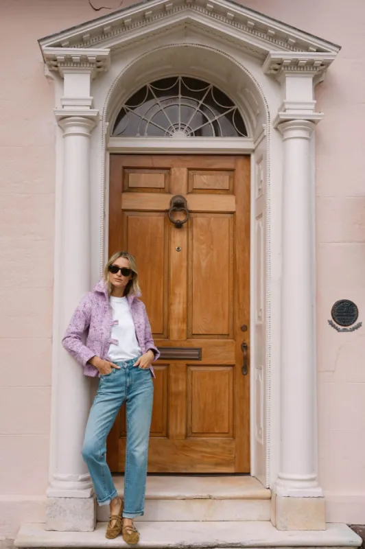 Dakota Jacket - Orchid Marbella sold by Julia Amory
