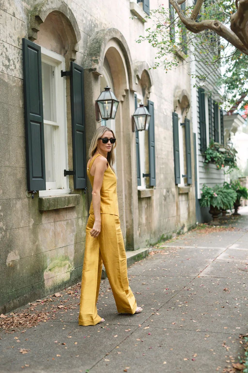 Tess Vest Dupioni - Saffron sold by Julia Amory product image thumbnail 2