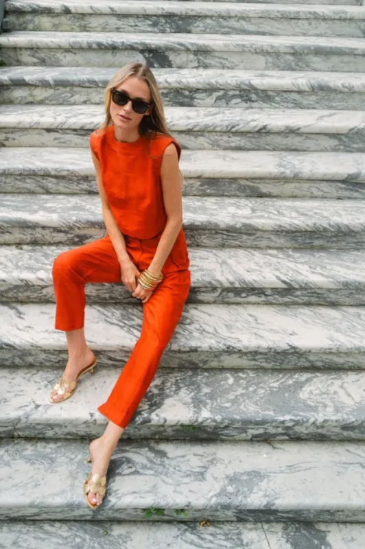 Deco Pant - Rust sold by Julia Amory