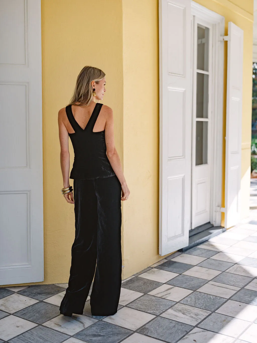 Julia Pant Velvet - Noir sold by Julia Amory product image thumbnail 5