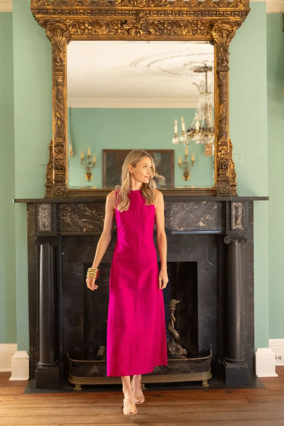 Jane Dress - Magenta sold by Julia Amory