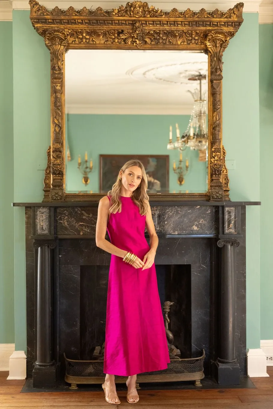 Jane Dress - Magenta sold by Julia Amory product image thumbnail 3