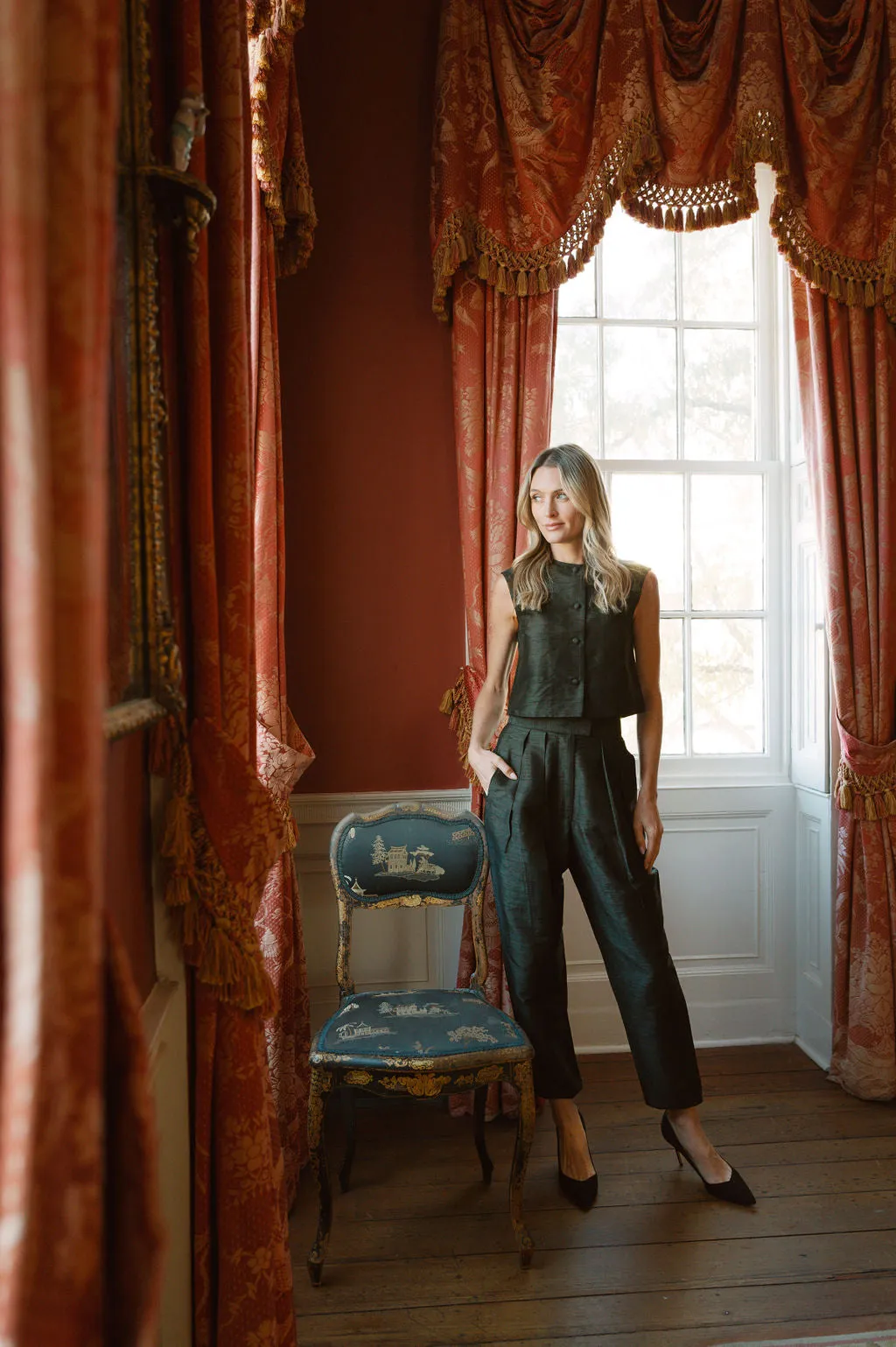 Deco Pant - Noir sold by Julia Amory