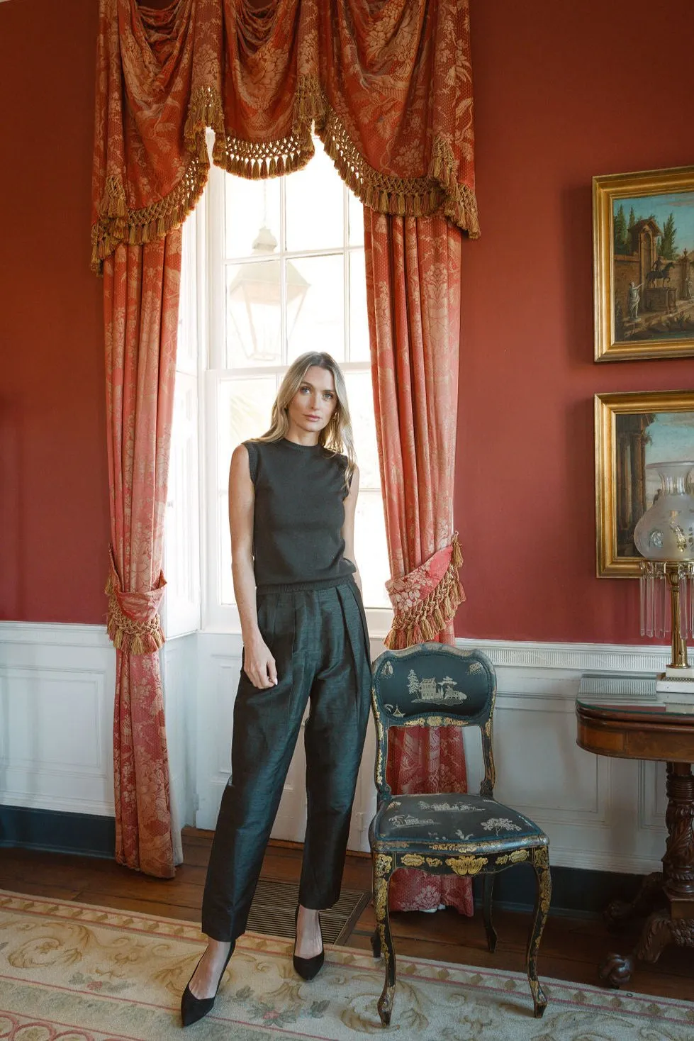 Deco Pant - Noir sold by Julia Amory product image thumbnail 3