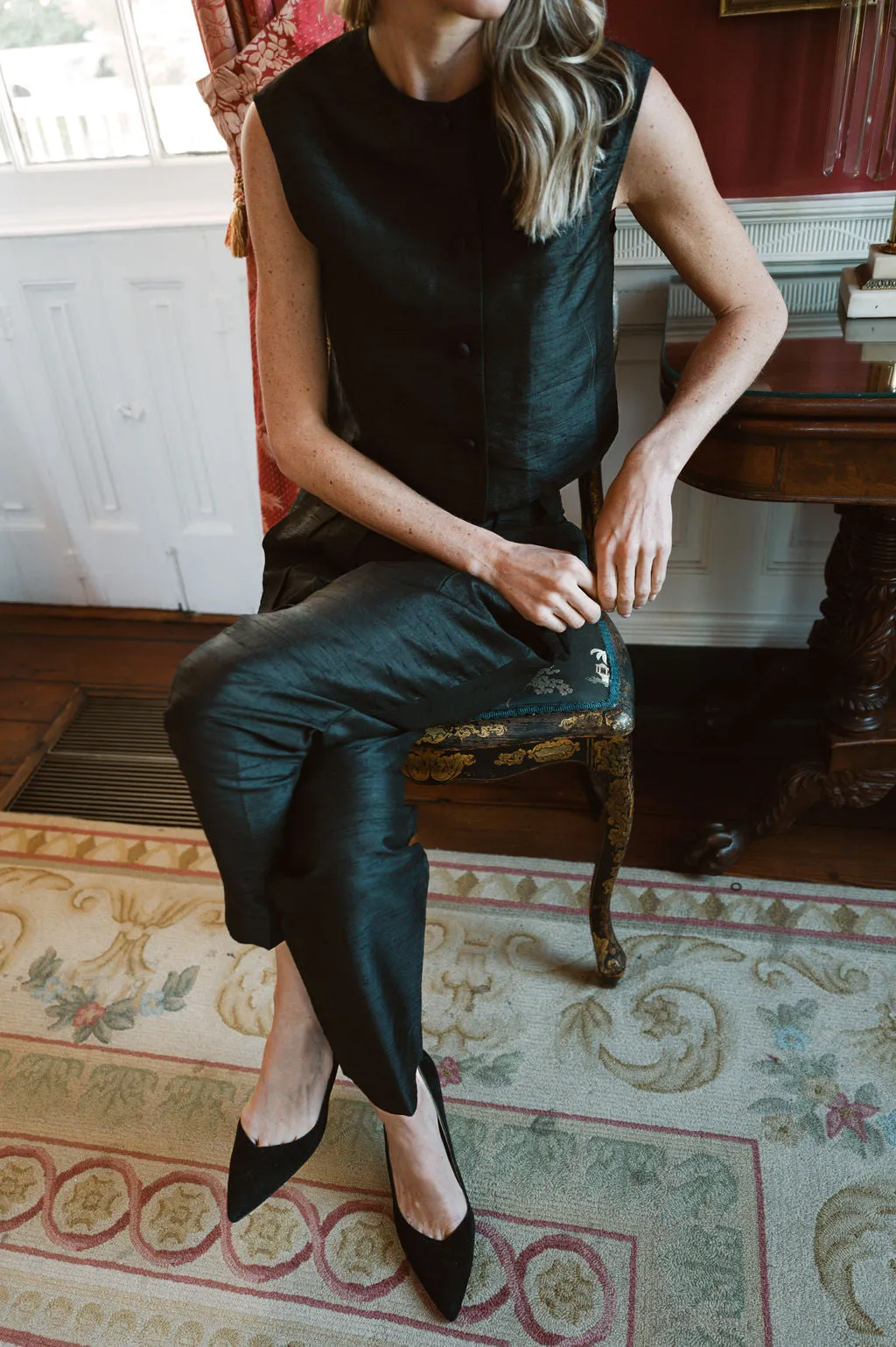 Deco Pant - Noir sold by Julia Amory product image thumbnail 5