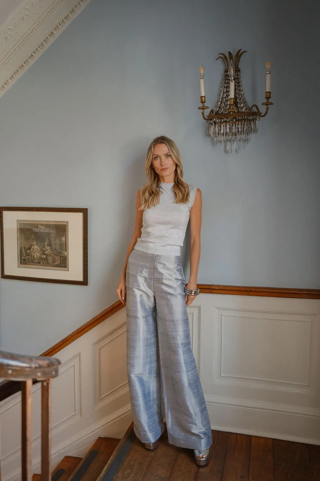 Julia Pant - Icy Silver sold by Julia Amory product image thumbnail 3