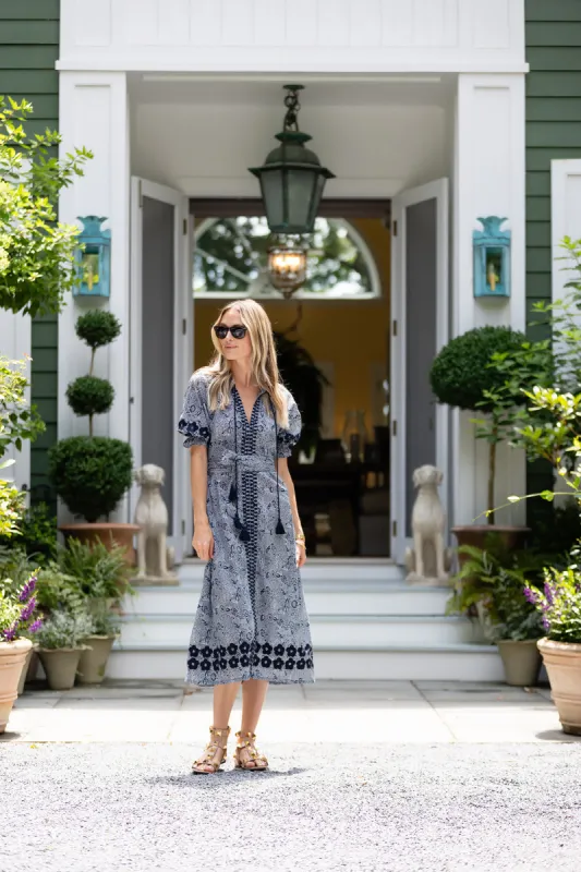 Marbella Panel Printed Dress（Marbella Panel Printed Dress）