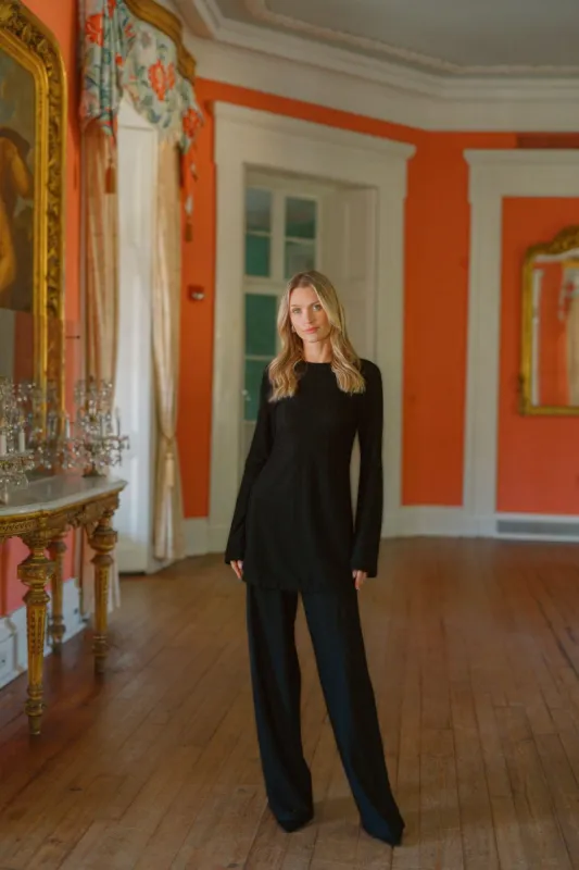 Metallic Pant - Noir sold by Julia Amory