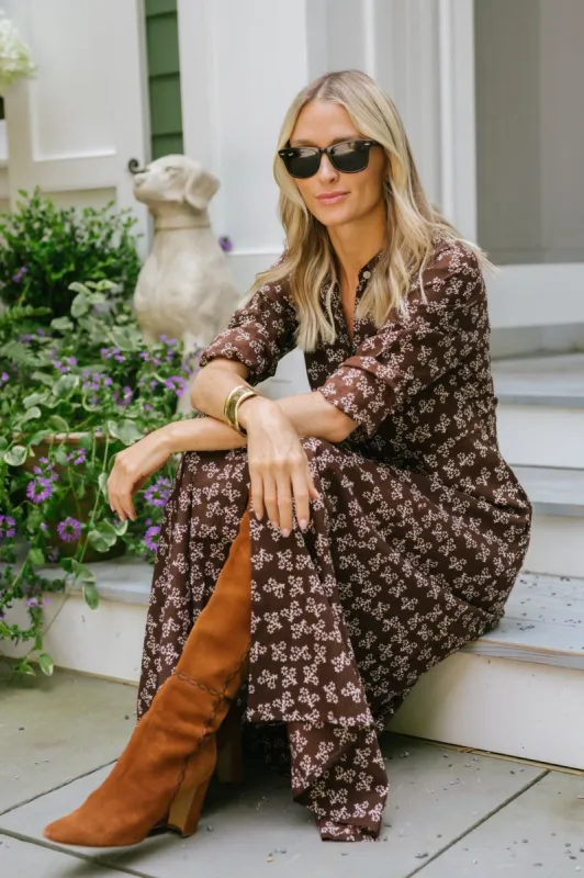 The JA Shirt Dress - Coco Petite Fleur (new 2024 version) sold by Julia Amory