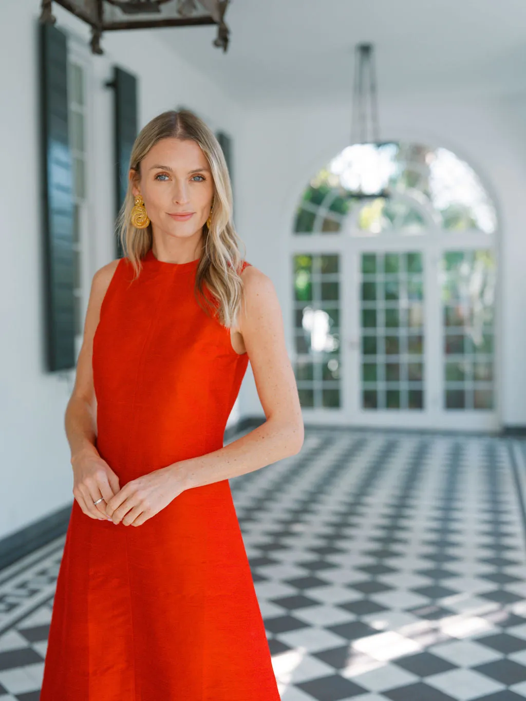 Jane Dress - Fiery Red sold by Julia Amory product image thumbnail 2