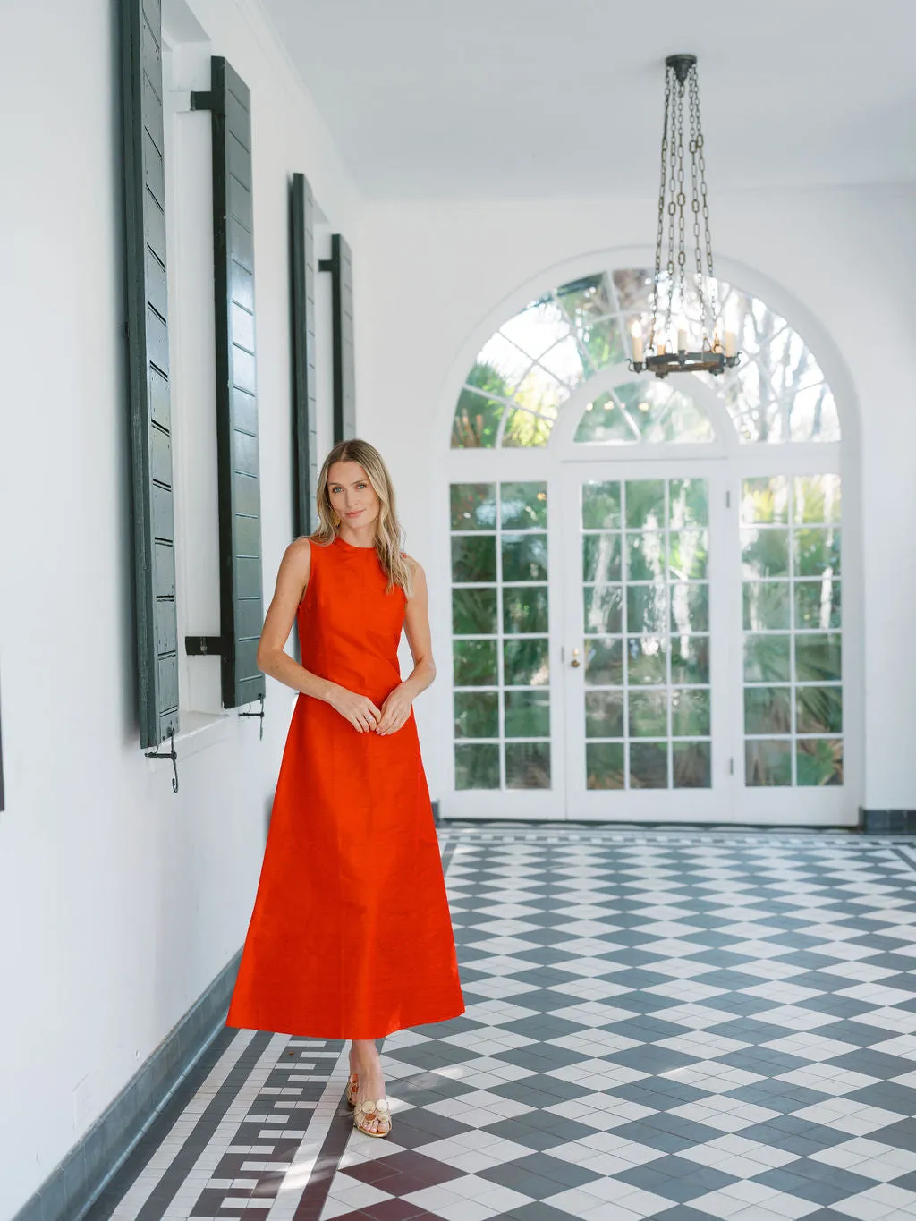 Jane Dress - Fiery Red sold by Julia Amory product image thumbnail 5