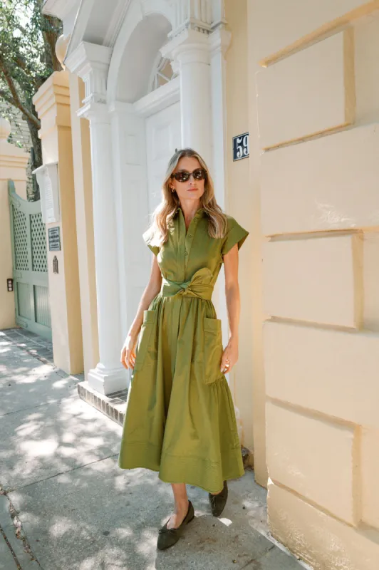 Betty Dress - Moss sold by Julia Amory