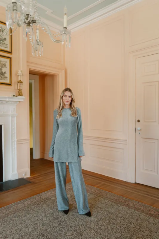 Metallic Pant - Silver sold by Julia Amory