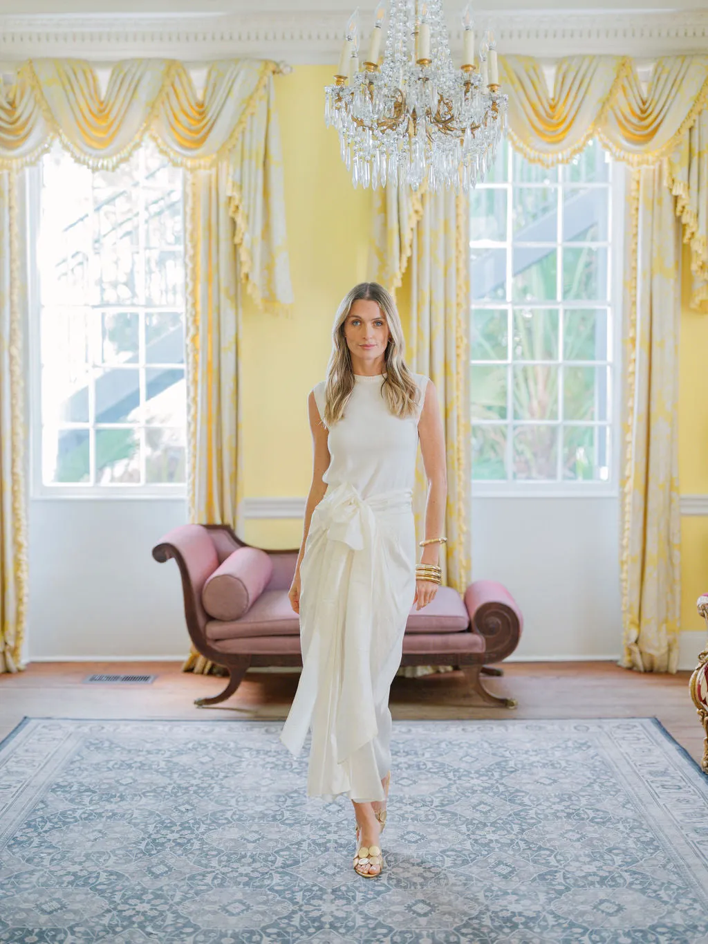 Cartagena Wrap Skirt - White sold by Julia Amory product image thumbnail 2