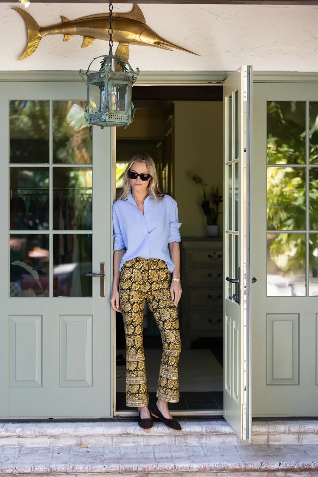 Bell Canvas Pant - Loon Paisley sold by Julia Amory product image thumbnail 4