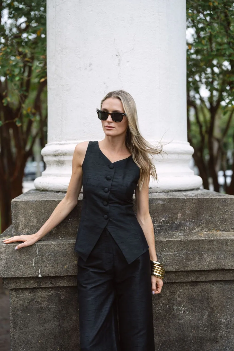 Tess Vest - Noir sold by Julia Amory product image thumbnail 3