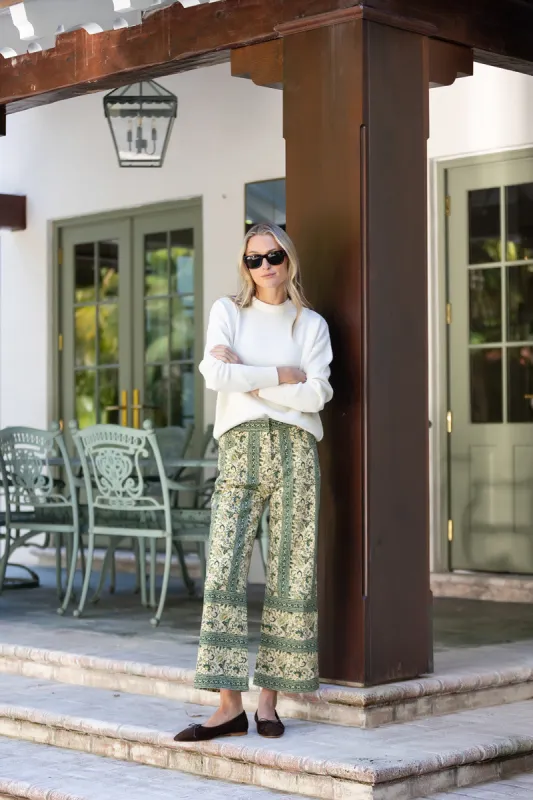 Babe Pant - Garden Jonchet Chintz sold by Julia Amory
