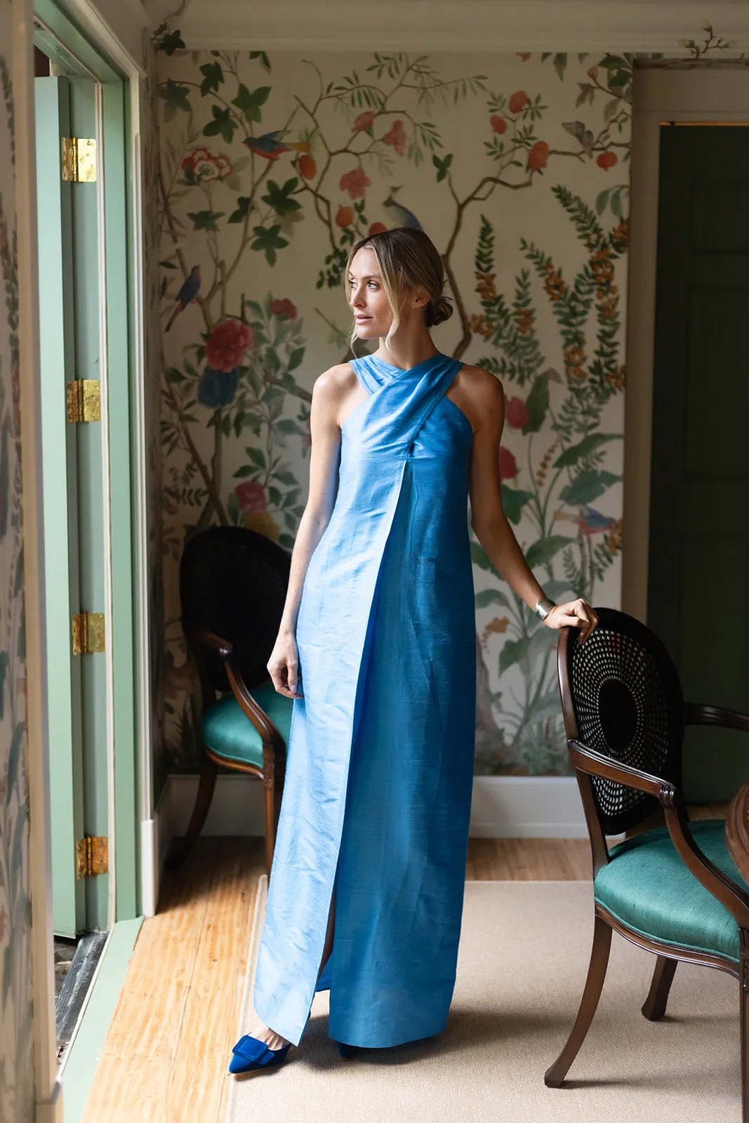 Camille Dress - Cornflower sold by Julia Amory product image thumbnail 3