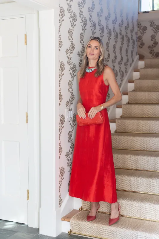 Jane Dress - Cerise sold by Julia Amory