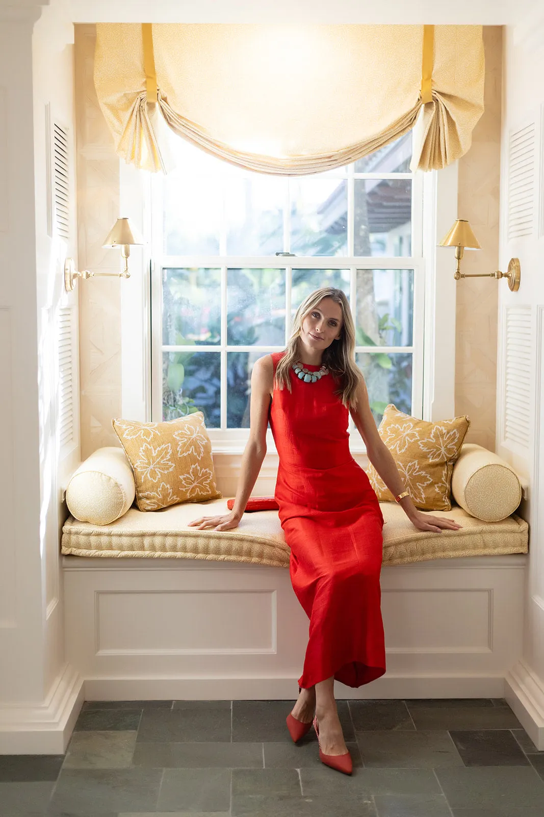 Jane Dress - Cerise sold by Julia Amory product image thumbnail 4