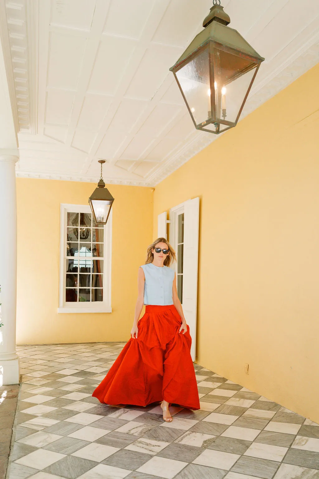 Ball Skirt - Fiery Red sold by Julia Amory product image thumbnail 4