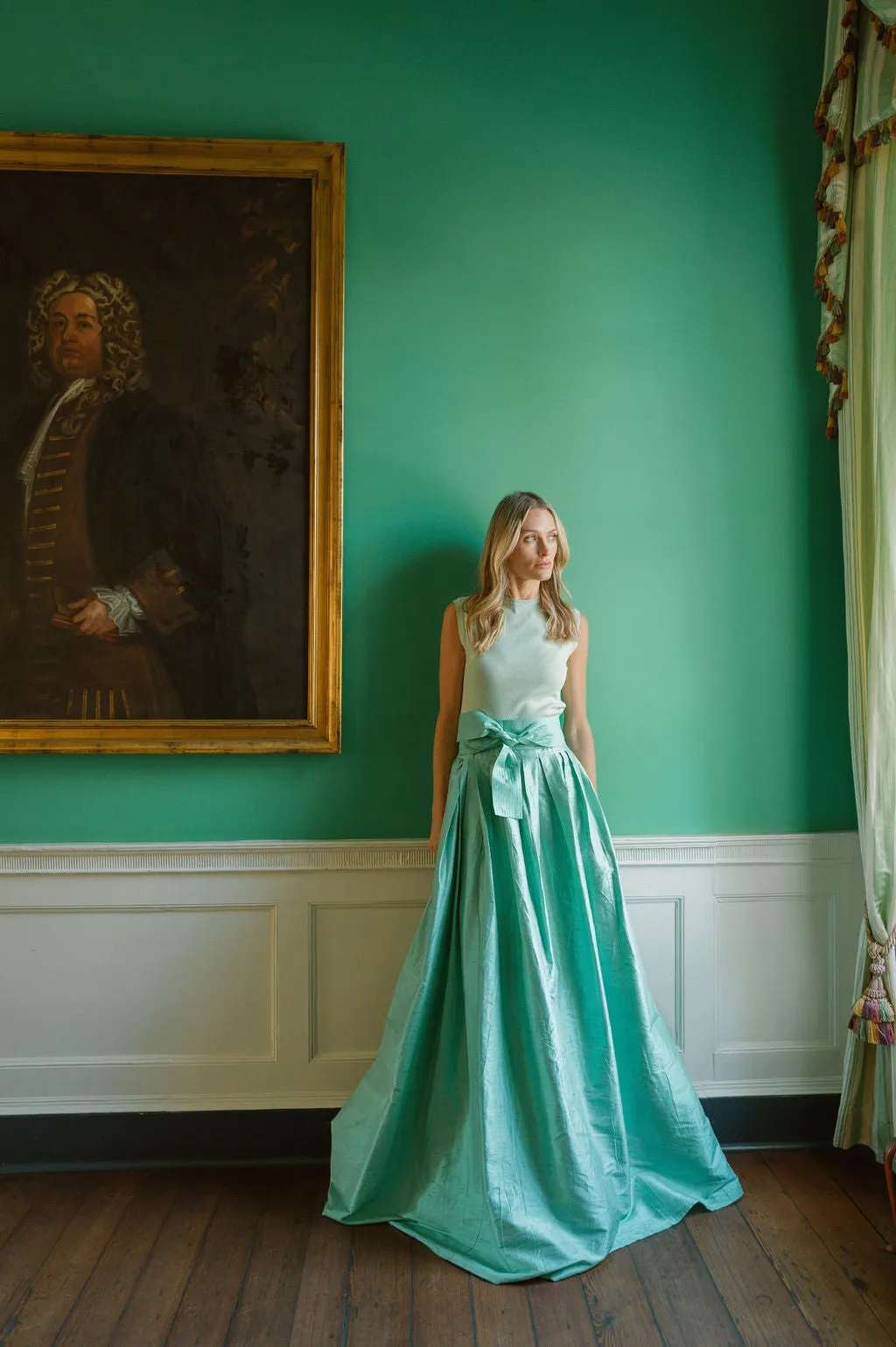 Ball Skirt - Pistachio sold by Julia Amory