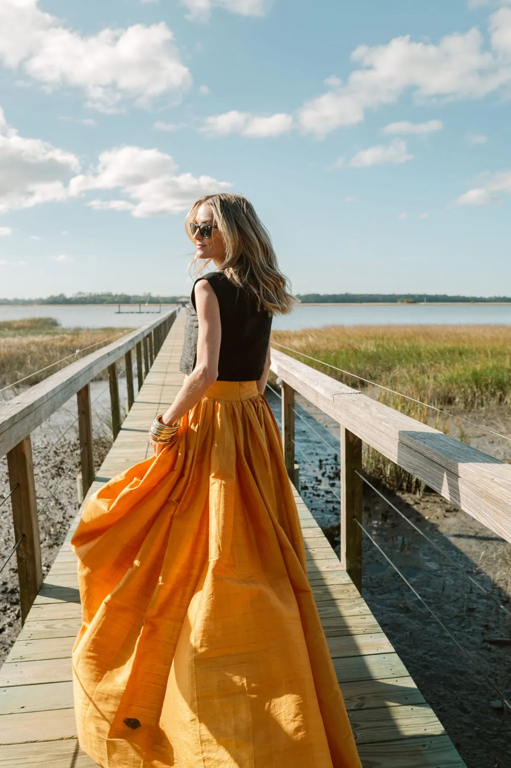 Ball Skirt - Saffron sold by Julia Amory product image thumbnail 2