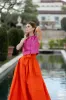 Ball Skirt - Tangerine sold by Julia Amory