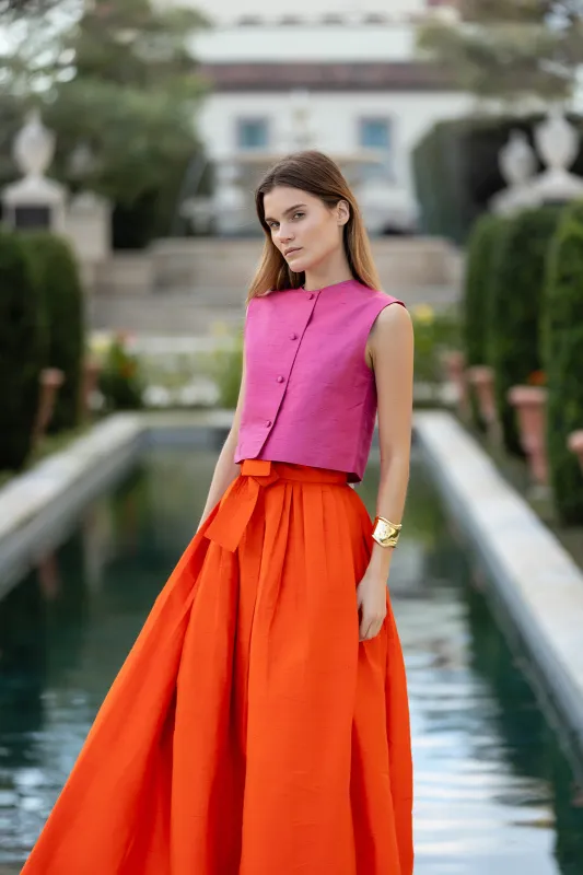 Blair Top - French Rose sold by Julia Amory