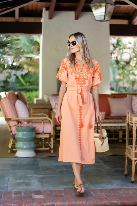 Short Sleeve Coatue - Coral sold by Julia Amory