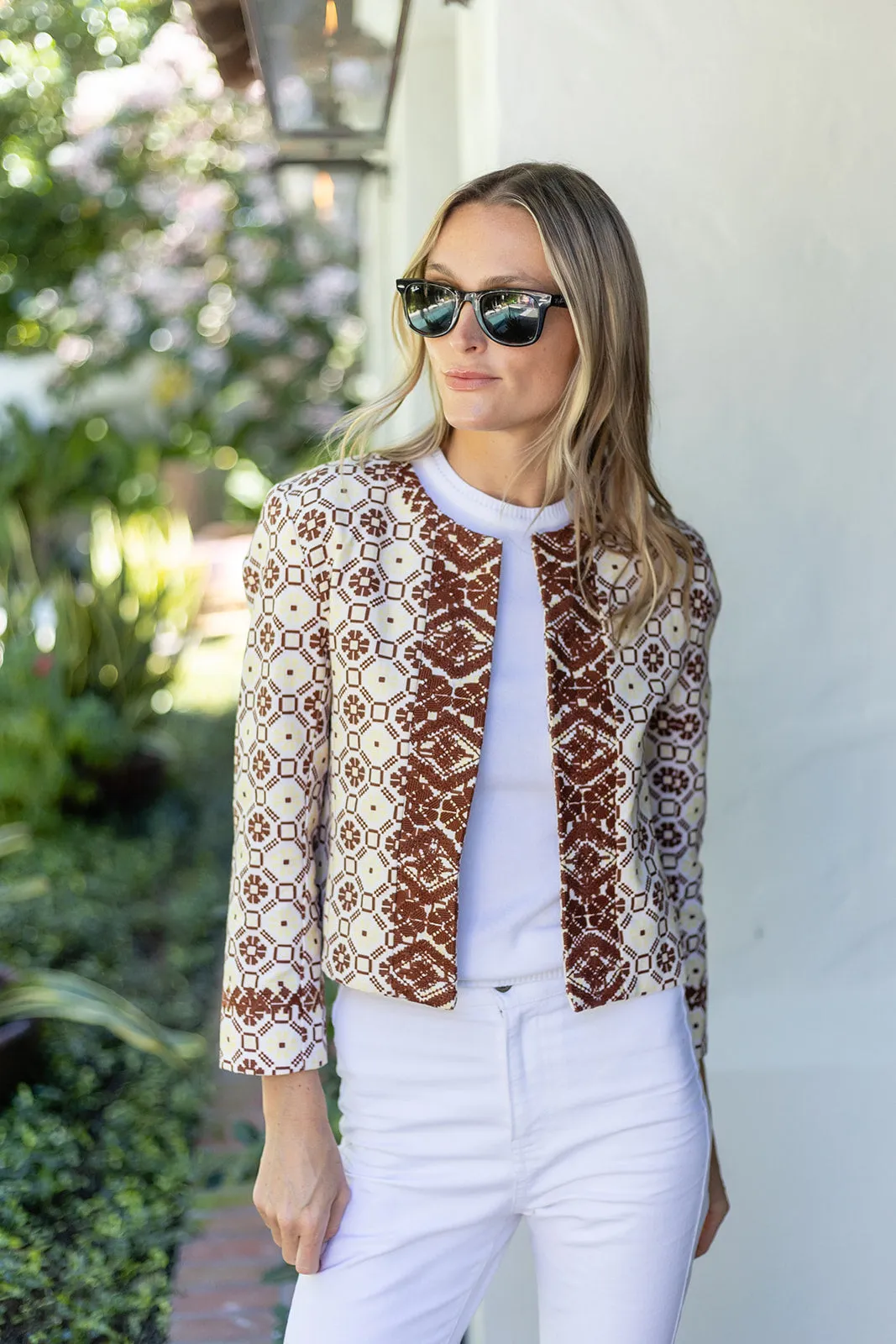 Diana Jacket - Coco Taormina Tile sold by Julia Amory product image thumbnail 2