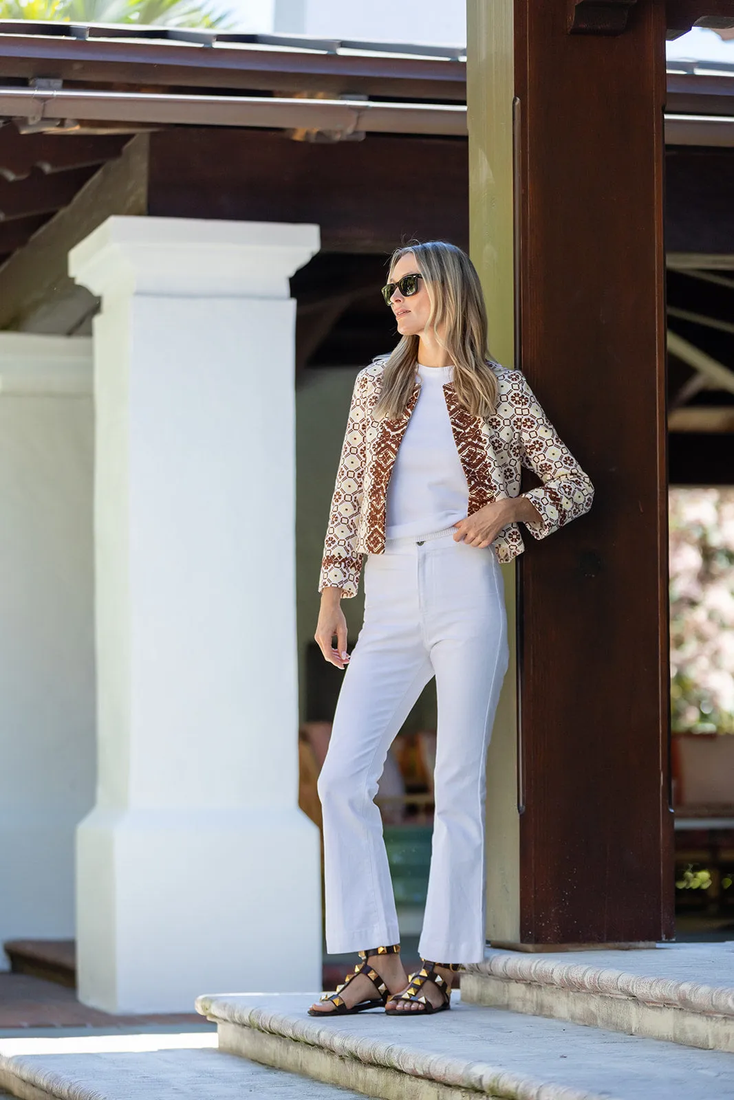 Diana Jacket - Coco Taormina Tile sold by Julia Amory product image thumbnail 4