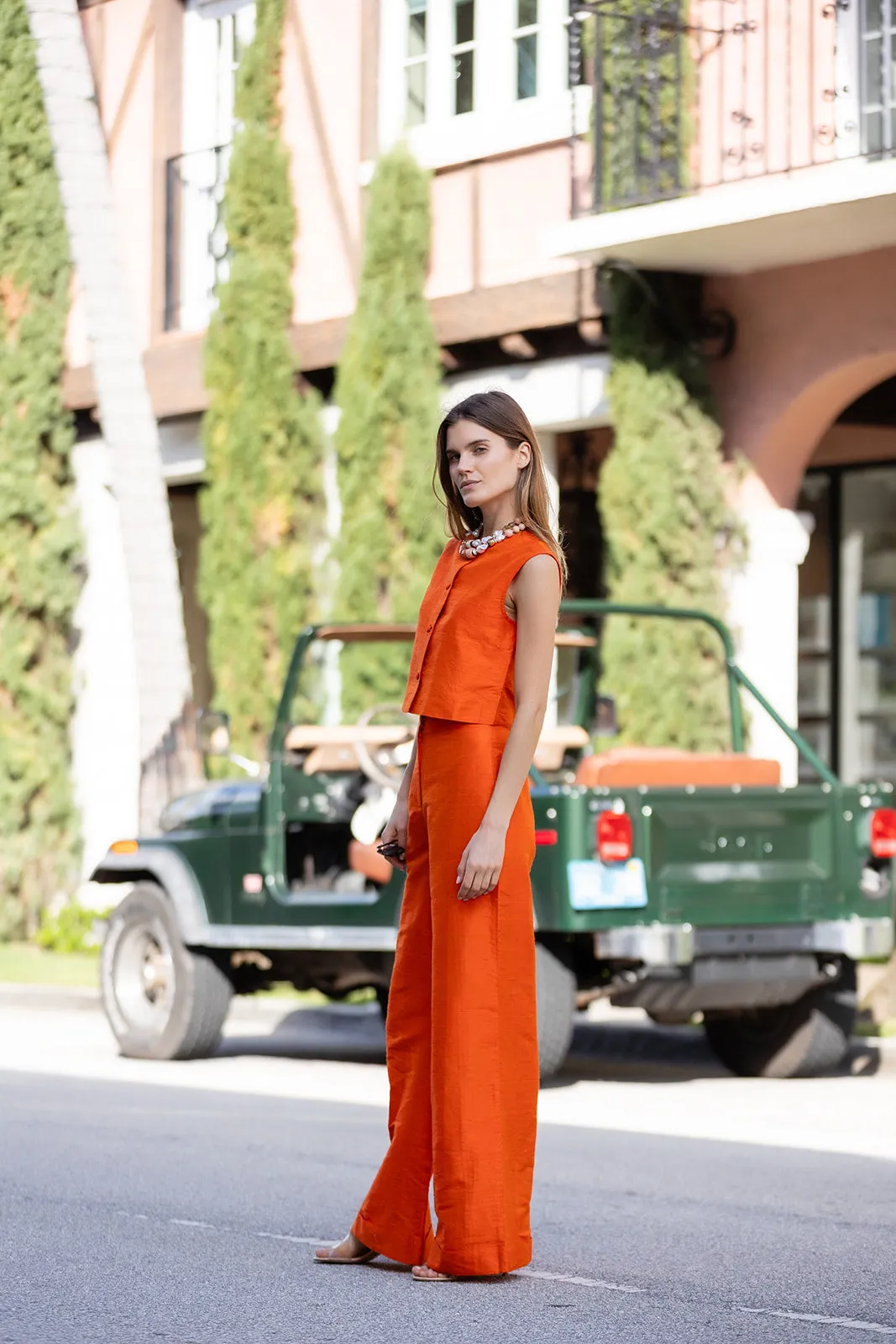 Julia Pant - Tangerine sold by Julia Amory