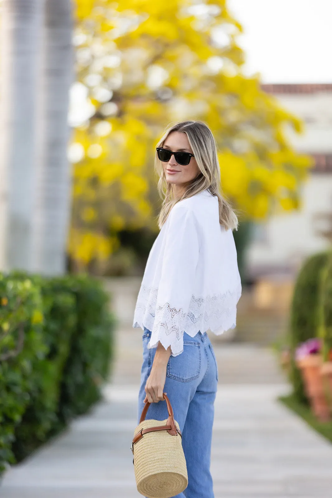 Diana Jacket - Blanc sold by Julia Amory product image thumbnail 4