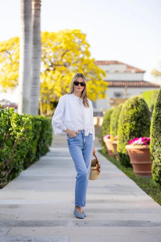 Diana Jacket - Blanc sold by Julia Amory