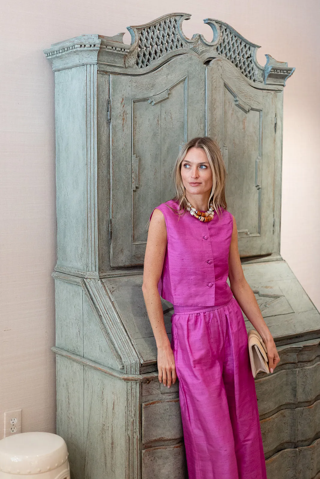 Blair Top - Raspberry sold by Julia Amory product image thumbnail 2