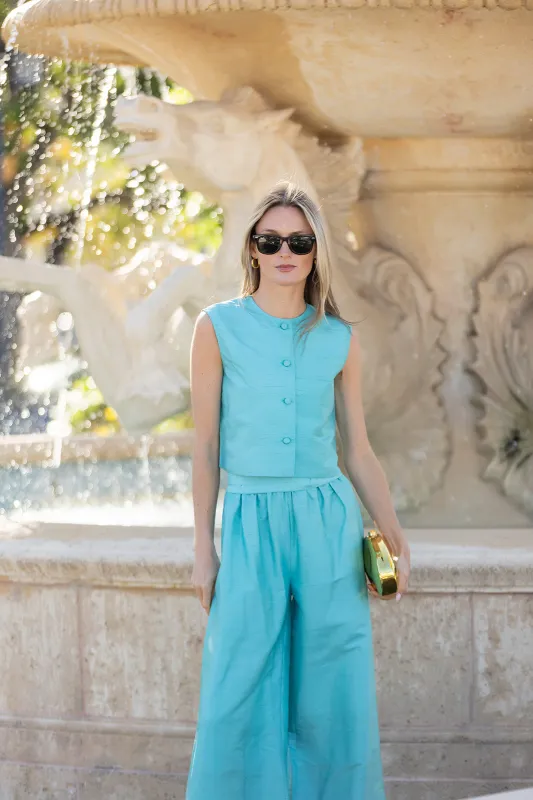 Blair Top - Ocean sold by Julia Amory