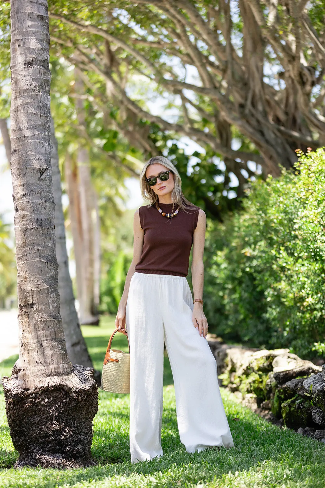 Obe Pant Linen - Blanc sold by Julia Amory product image thumbnail 5