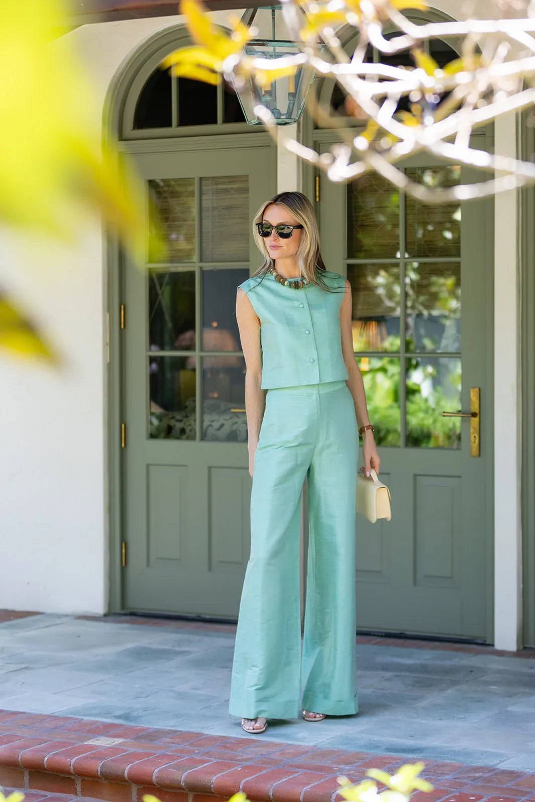 Julia Pant - Pistachio sold by Julia Amory