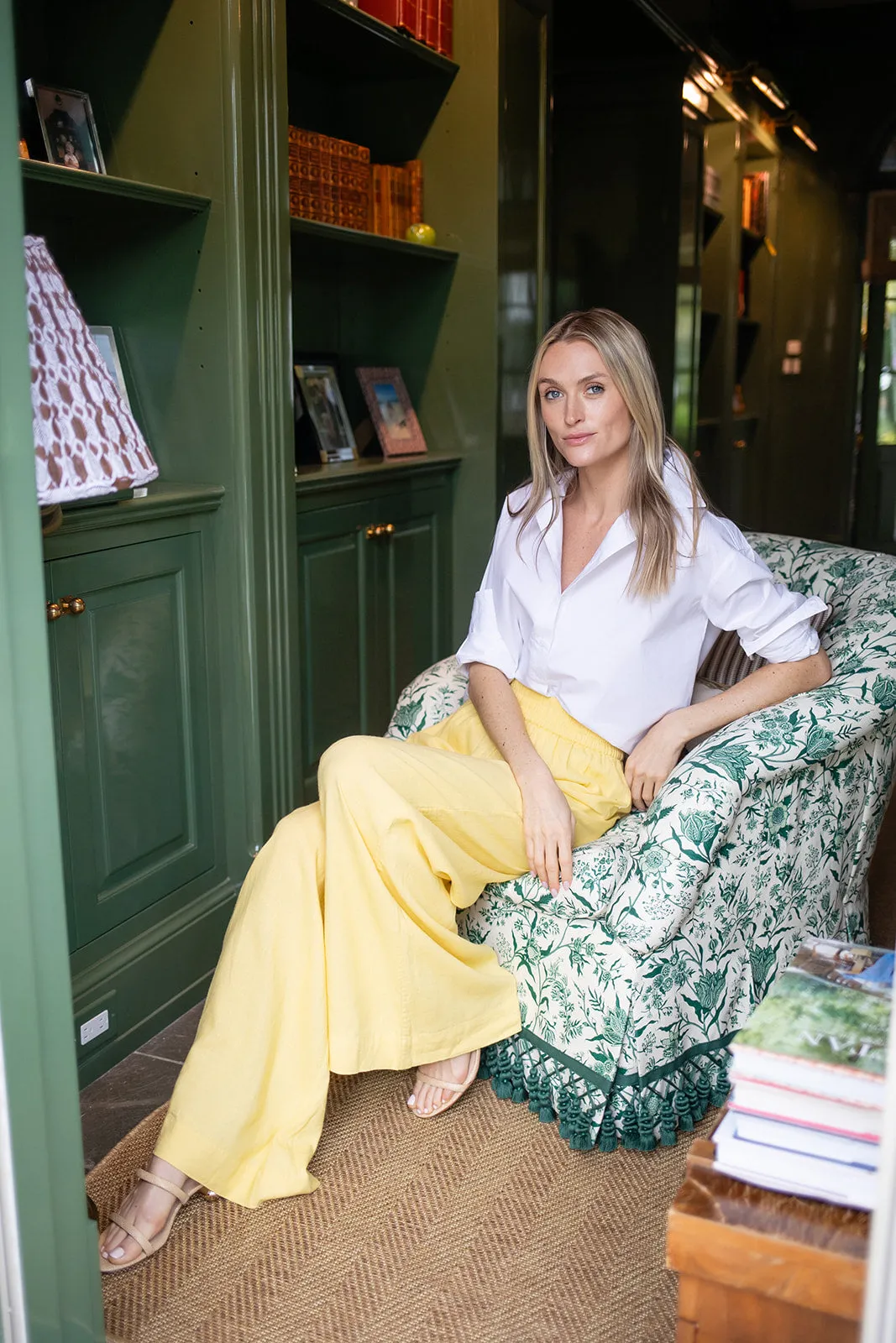 Obe Pant Linen - Buttercup sold by Julia Amory product image thumbnail 2