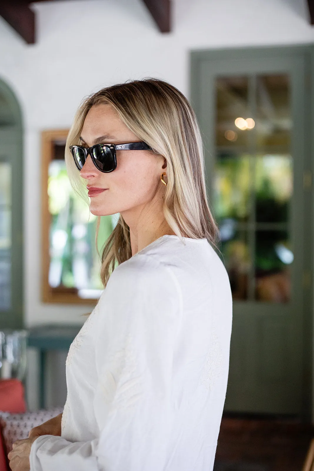 Chloe Caftan - Blanc sold by Julia Amory product image thumbnail 4