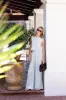 Obe Pant Linen - Pale Aqua sold by Julia Amory